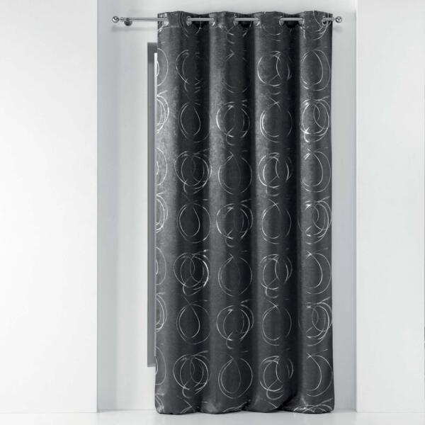 poeder Opsplitsen raken Verduisterend gordijn (135 x 240 cm) Youpi Antraciet grijs - Raamdecoratie  - Eminza