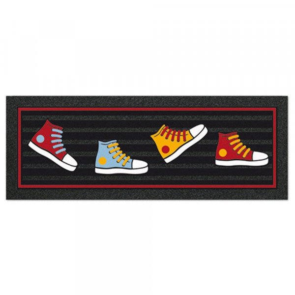 Tapis d'entrée (68 cm) Sneakers Multicolore