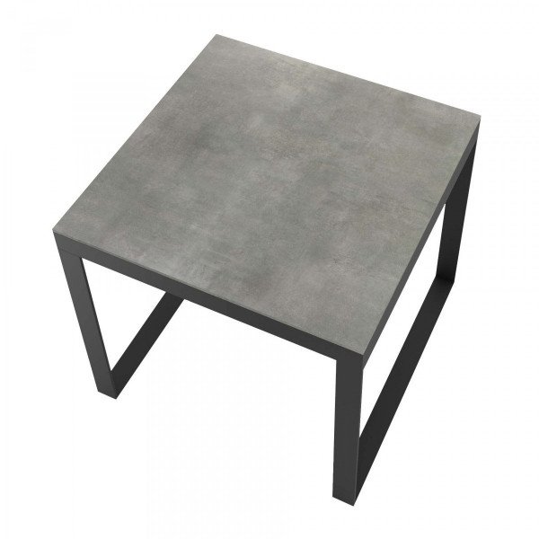 Betekenisvol Gelijkwaardig metgezel Tuintafel 4 zitplaatsen Aluminium/Keramiek Kore (90 x 90 cm) - antraciet  grijs - Tuinset, tafel en stoelen - Eminza