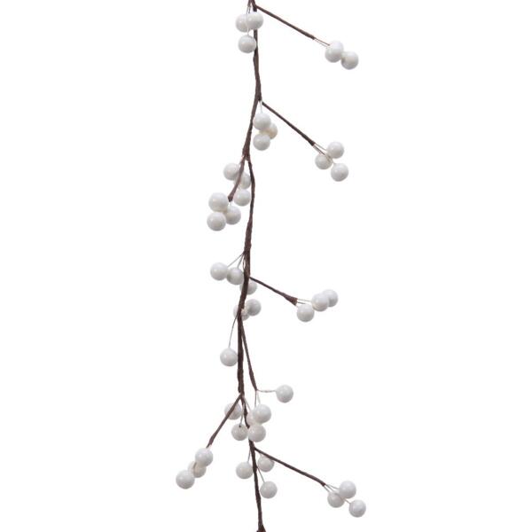 Guirlande décorée Célénia Blanc