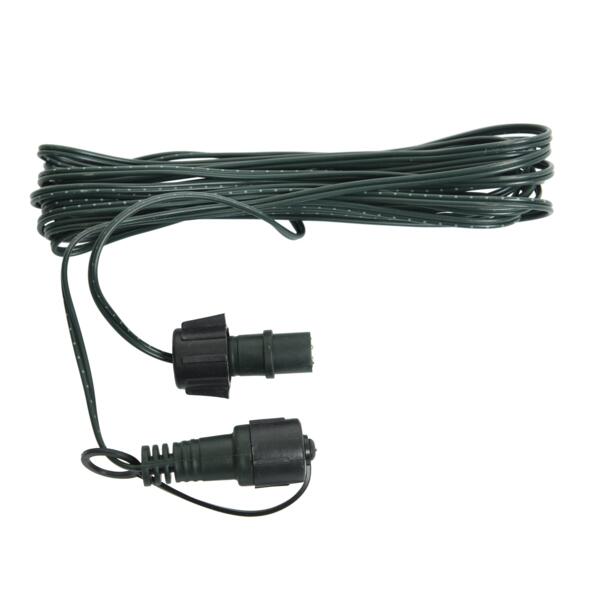 Connecteur rallonge câble vert 20 m 2 guirlandes système LED Raccordable