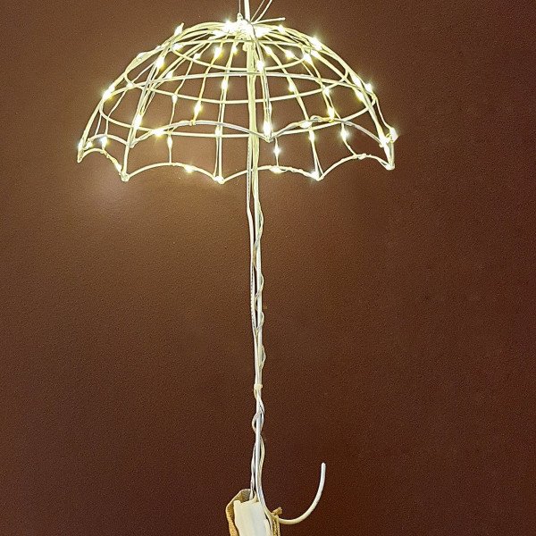 Ruïneren koepel Geven Verlichte Paraplu warm wit 72 LED - Kerstverlichting - Eminza