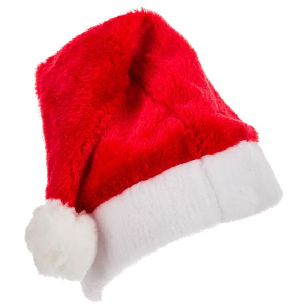 Leisial cappello di Babbo Natale cappello di Babbo Natale festa di Natale unisex adulto Xmas Red Cap taglia unica Red 