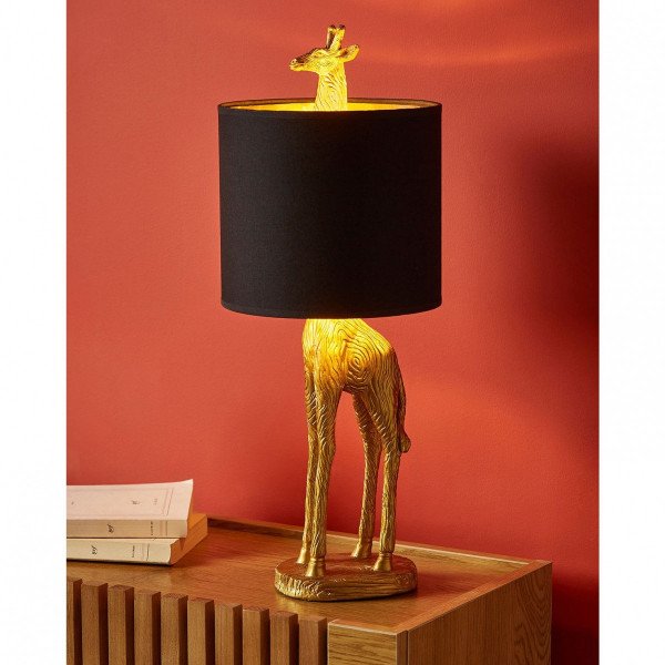 Lampe à poser Girafe Noire