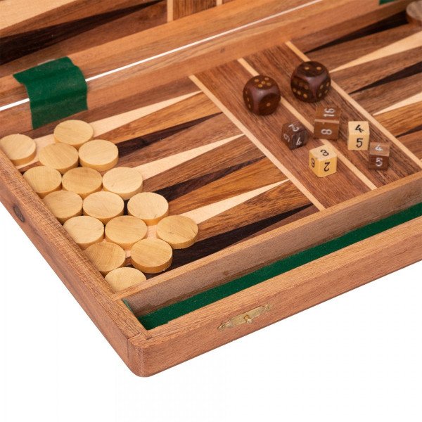 Backgammon Hout - Woonaccessoires -