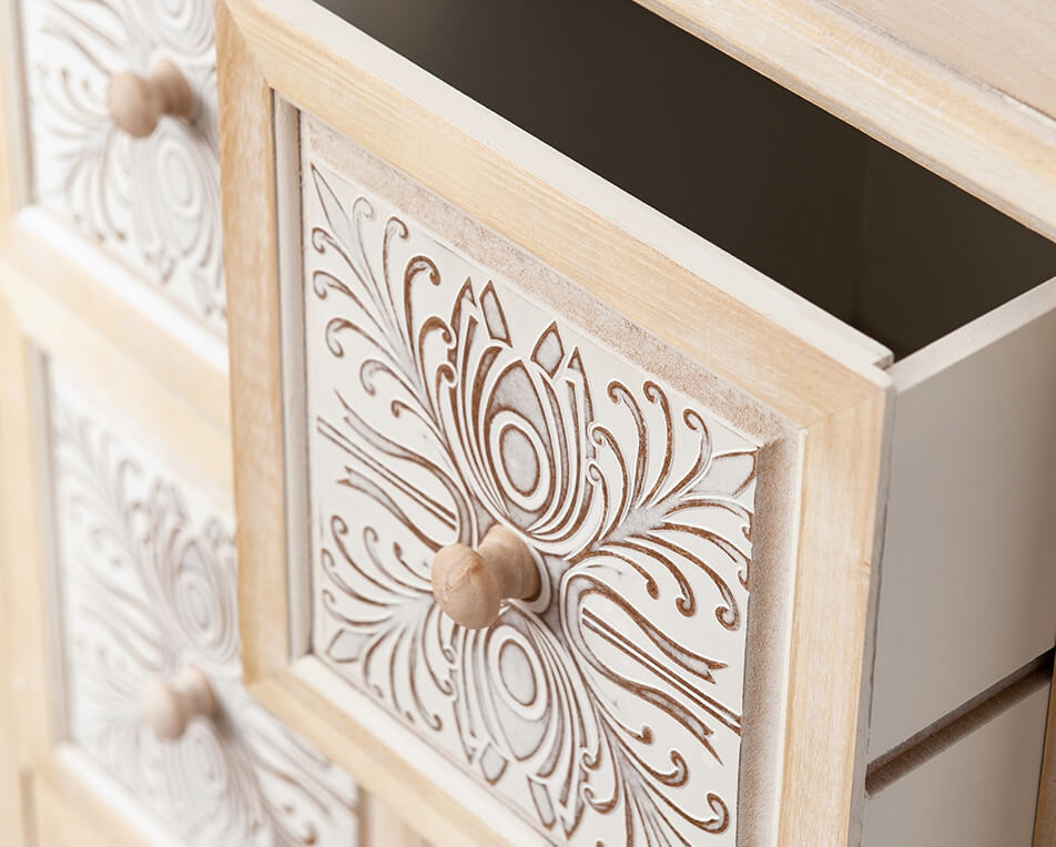 Cassettiera beige