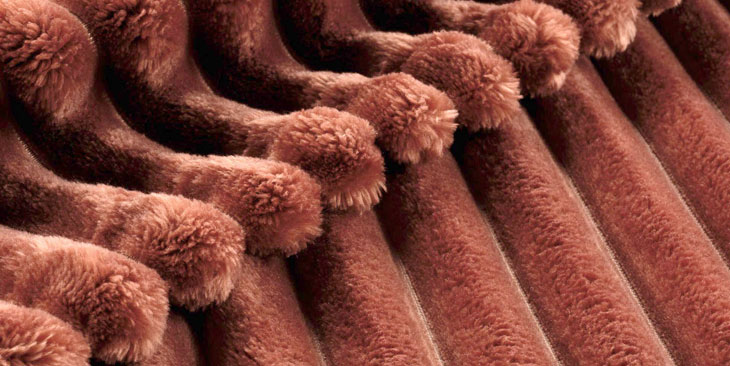 zoom plaid terracotta