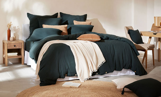 copripiumino Gaia terracotta