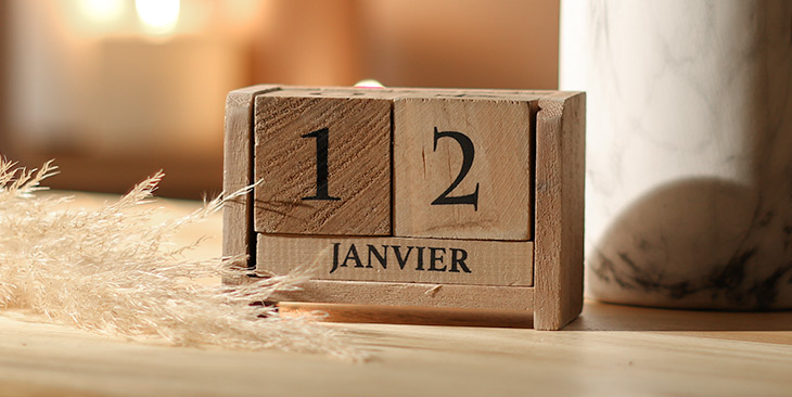 Kalendar aus Holz