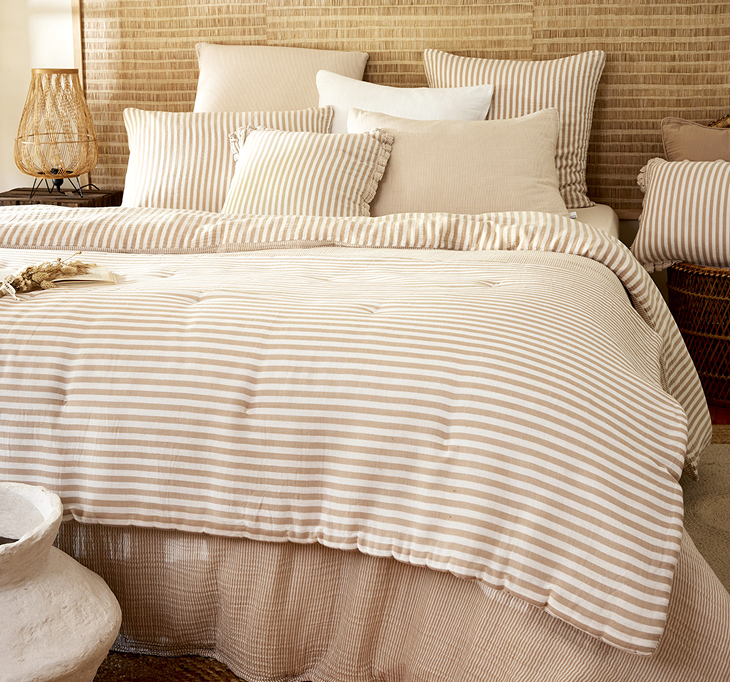 copripiumino Gaia terracotta