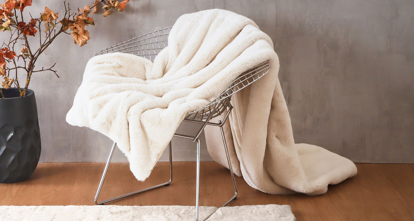 Plaid de piel sint�tica