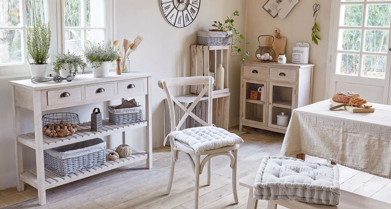 Linge et Meuble Style Maison de Campagne - Eminza