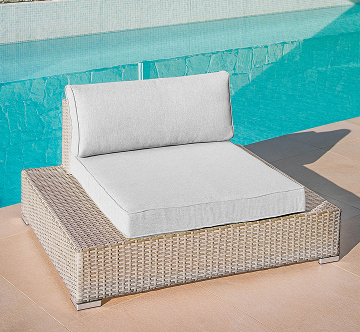 Salon de jardin Palma Gris