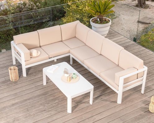 Aluminium loungeset - Ostara collectie