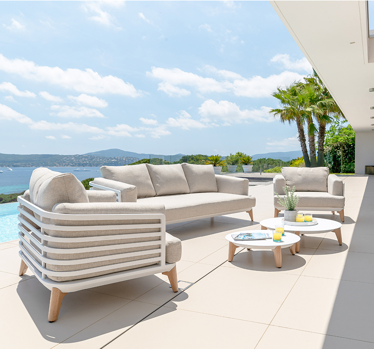 Mobili da giardino in alluminio Monte carlo