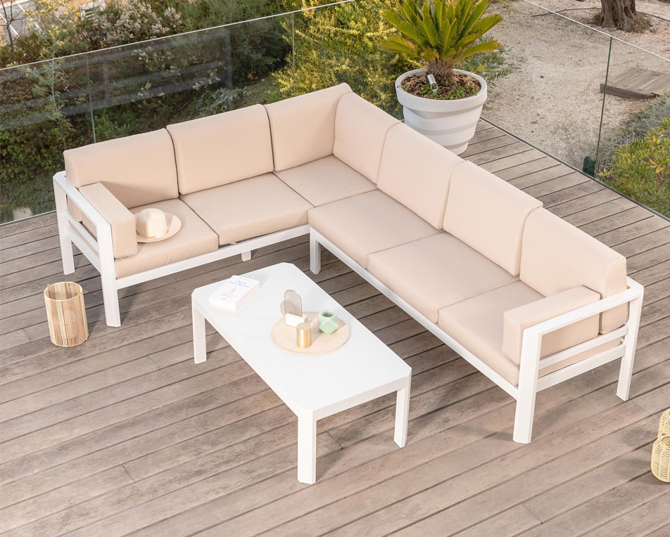 Aluminium loungeset - Ostara collectie