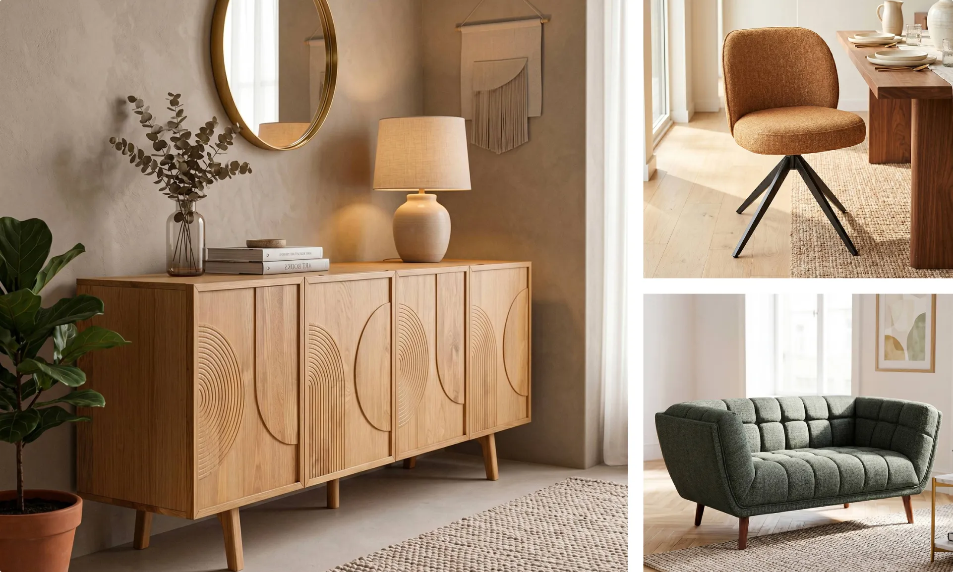 meubles au design mid century