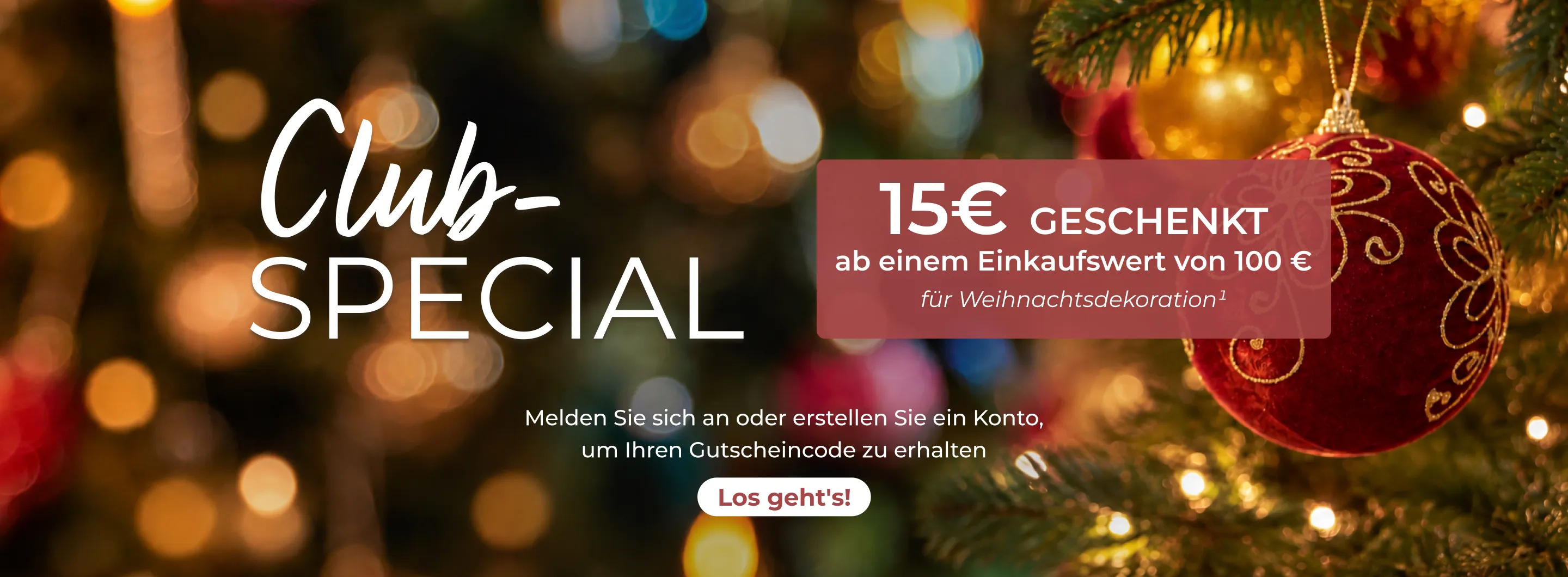 rote Weihnachtskugel aus Samt