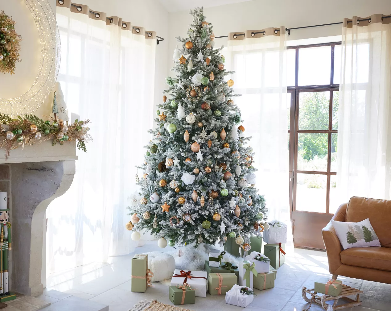 sapin de noel style nature