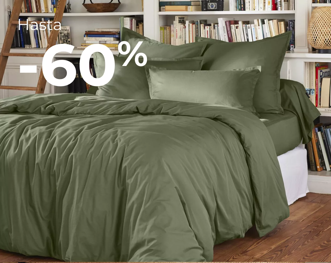 funda nórdica verde