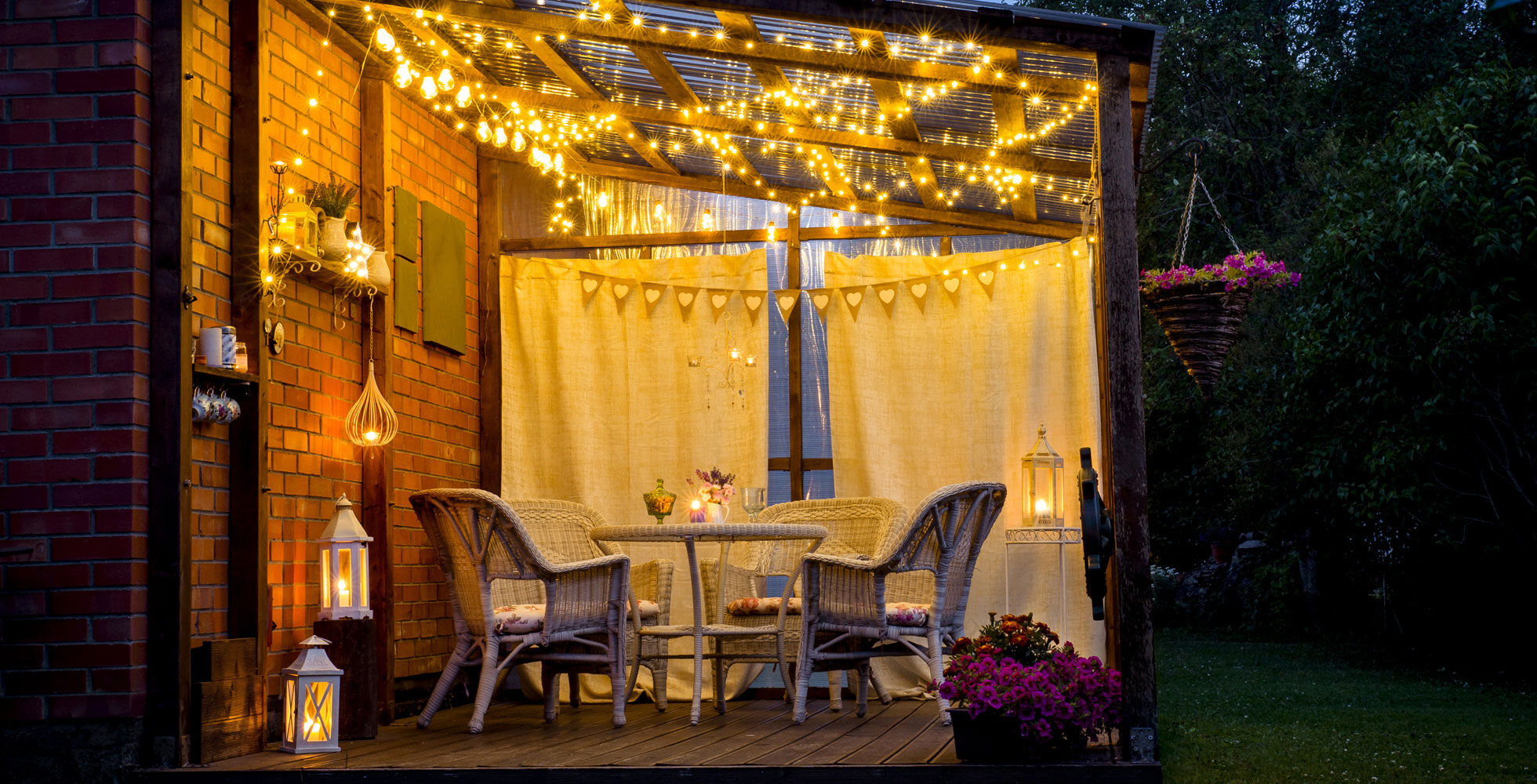 Luci per un giardino accogliente