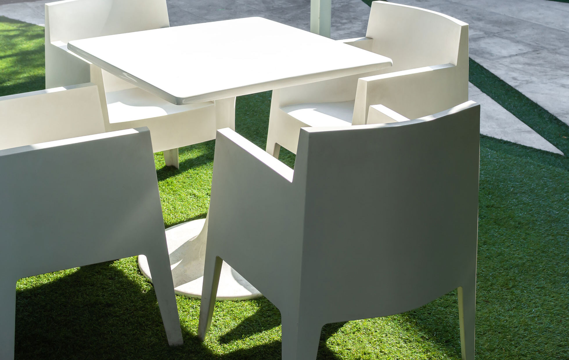Salon de jardin en plastique