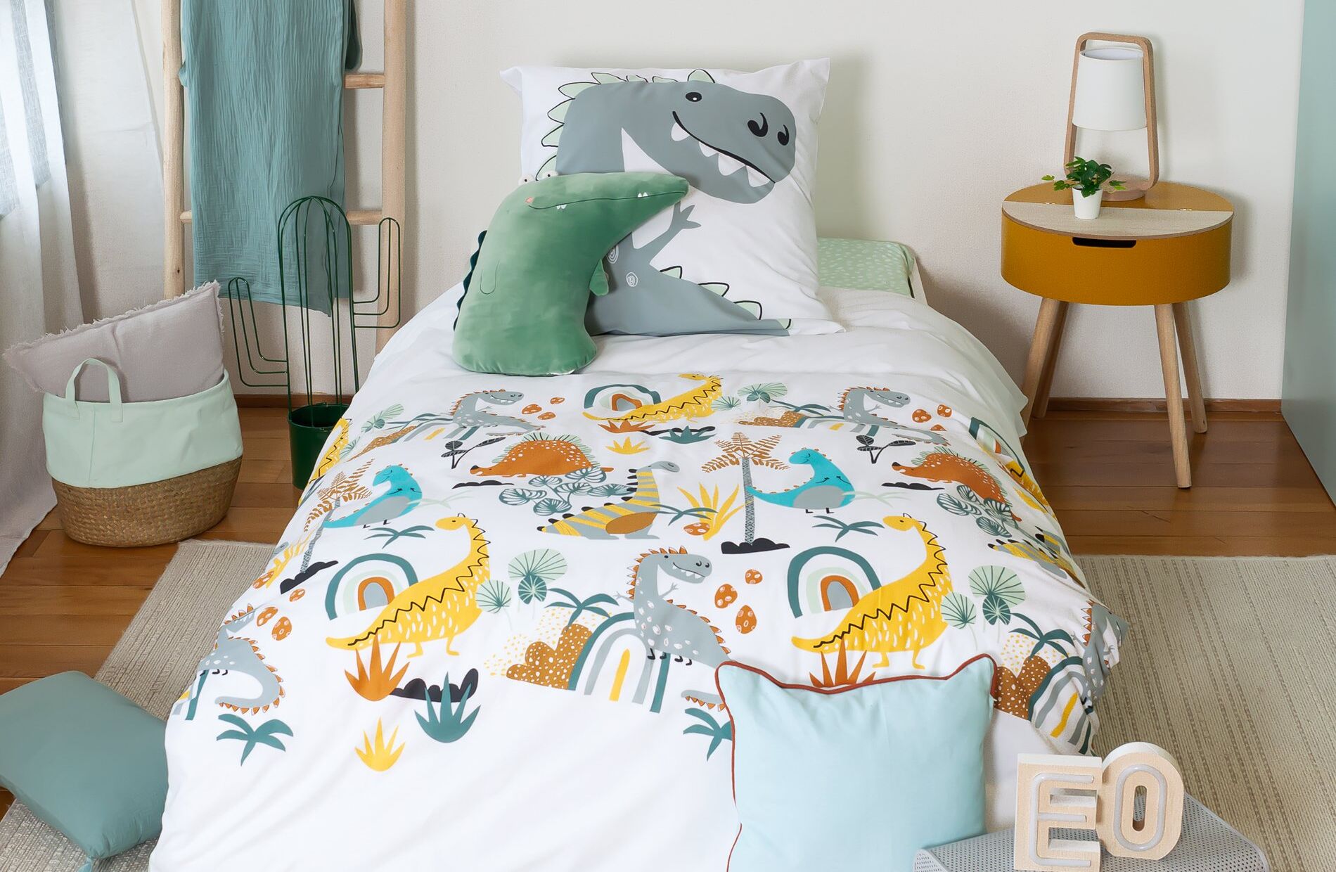 Housse de couette dinosaure