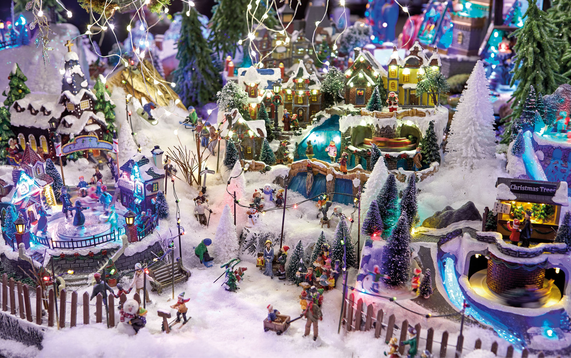 Faire la neige pour un village de Noël : astuces et idées DIY