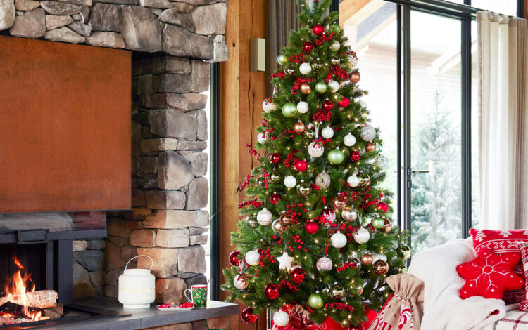 Ihren Weihnachtsbaum im amerikanischen Look schmücken