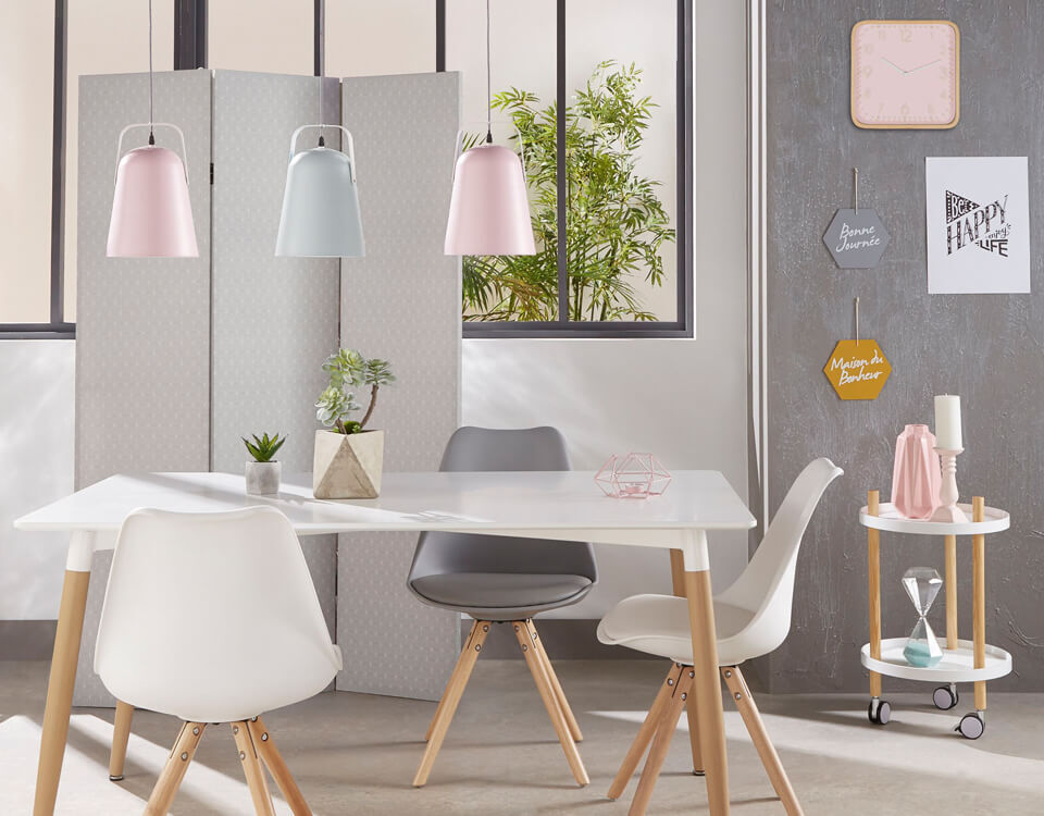 sala da pranzo stile scandinavo