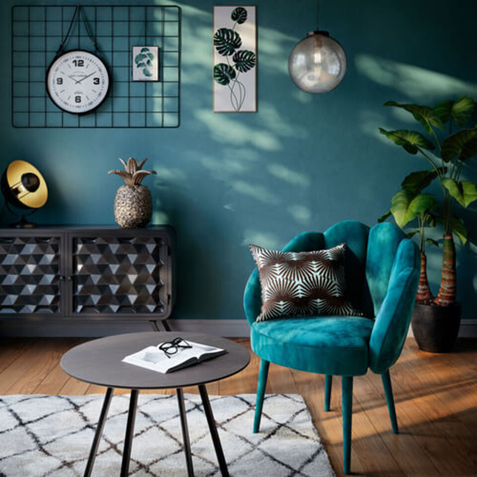 poltrona blu anatra