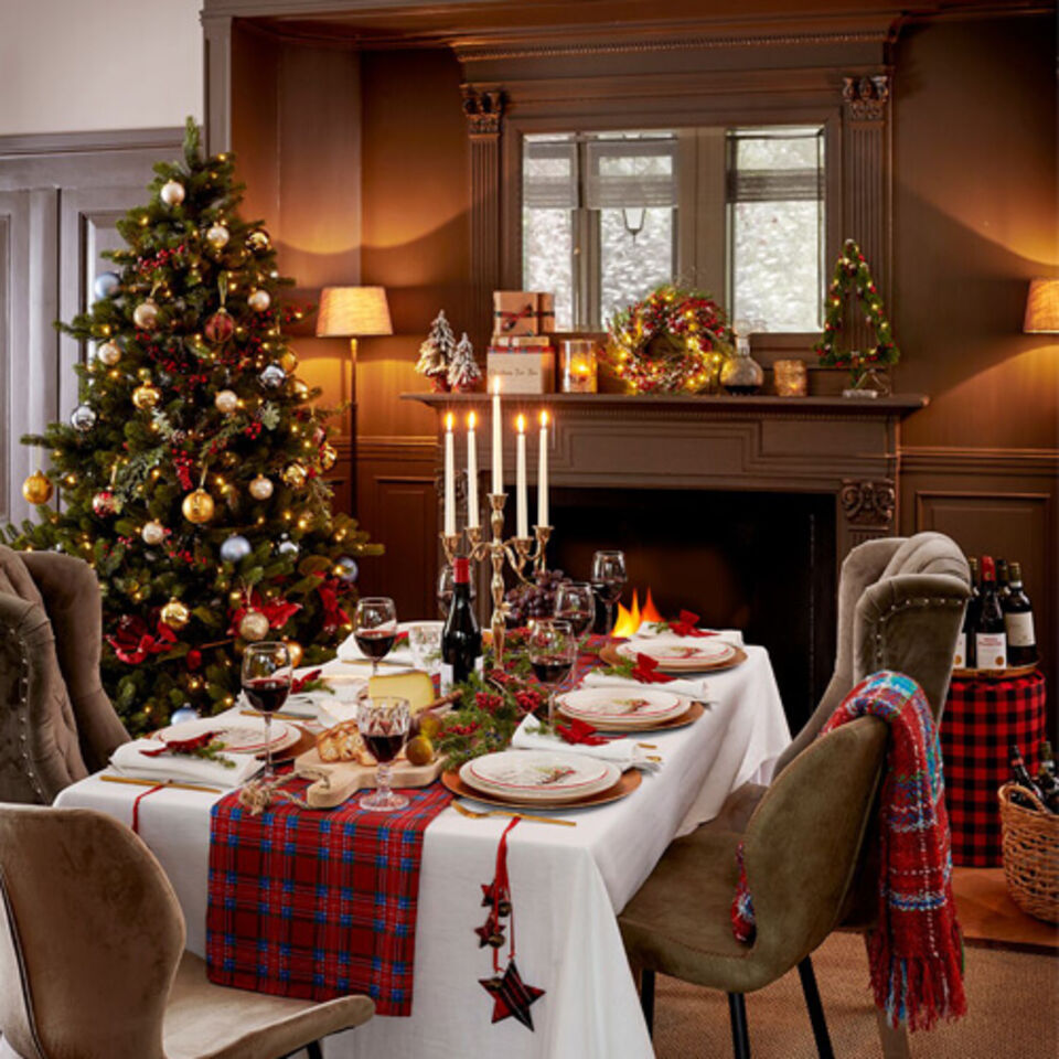 décoration de noel cottage