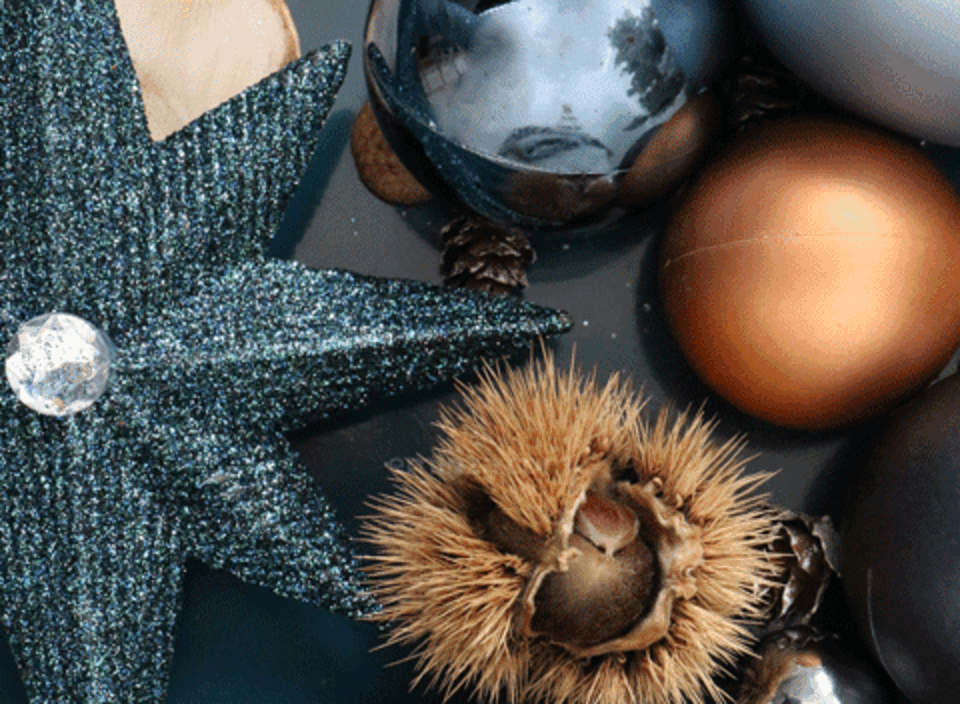 deco bleu pour sapin blanc
