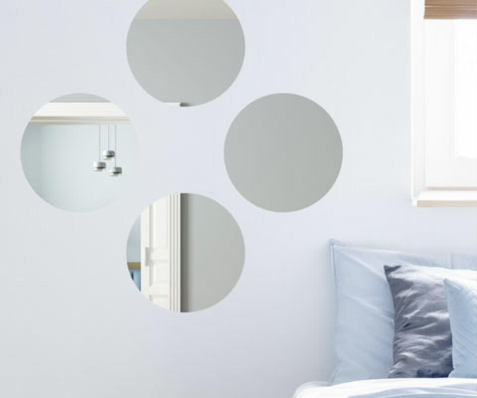 Espejo de pared redondo