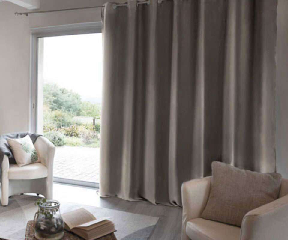 tenda isolante beige scuro