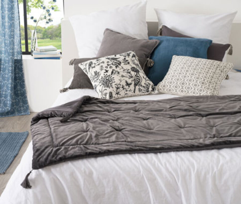 runner letto velluto