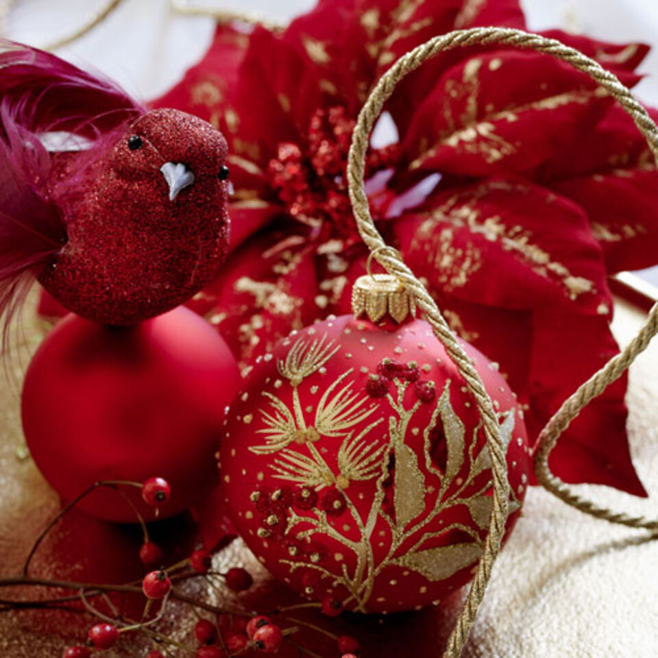 palline di Natale rosa