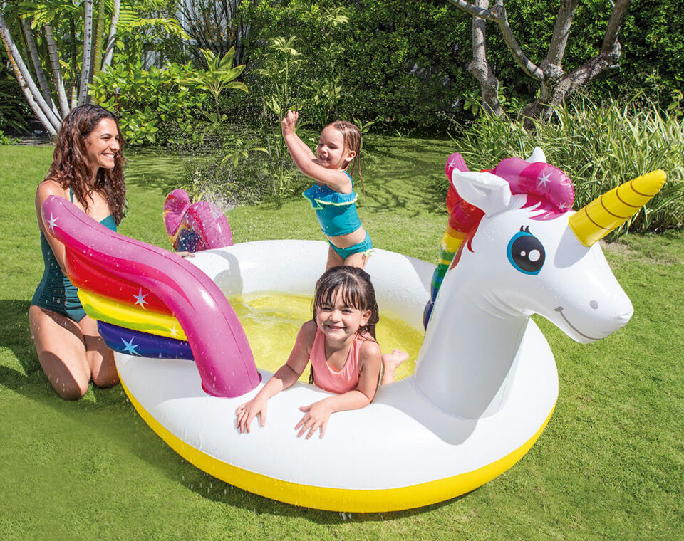 piscine gonflable licorne enfants