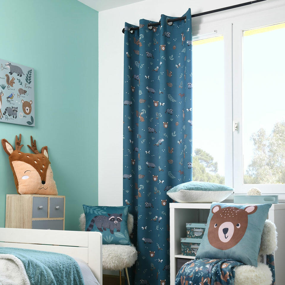 rideau enfant animaux
