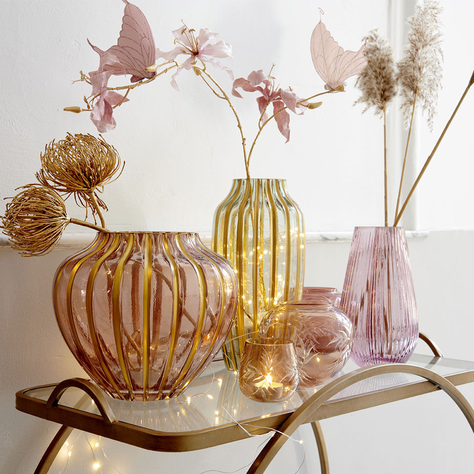 vasi decorativi rosa