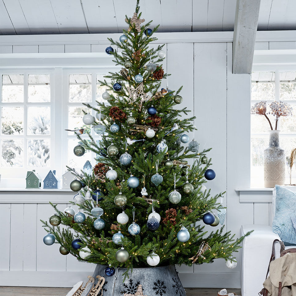 Albero di Natale blu
