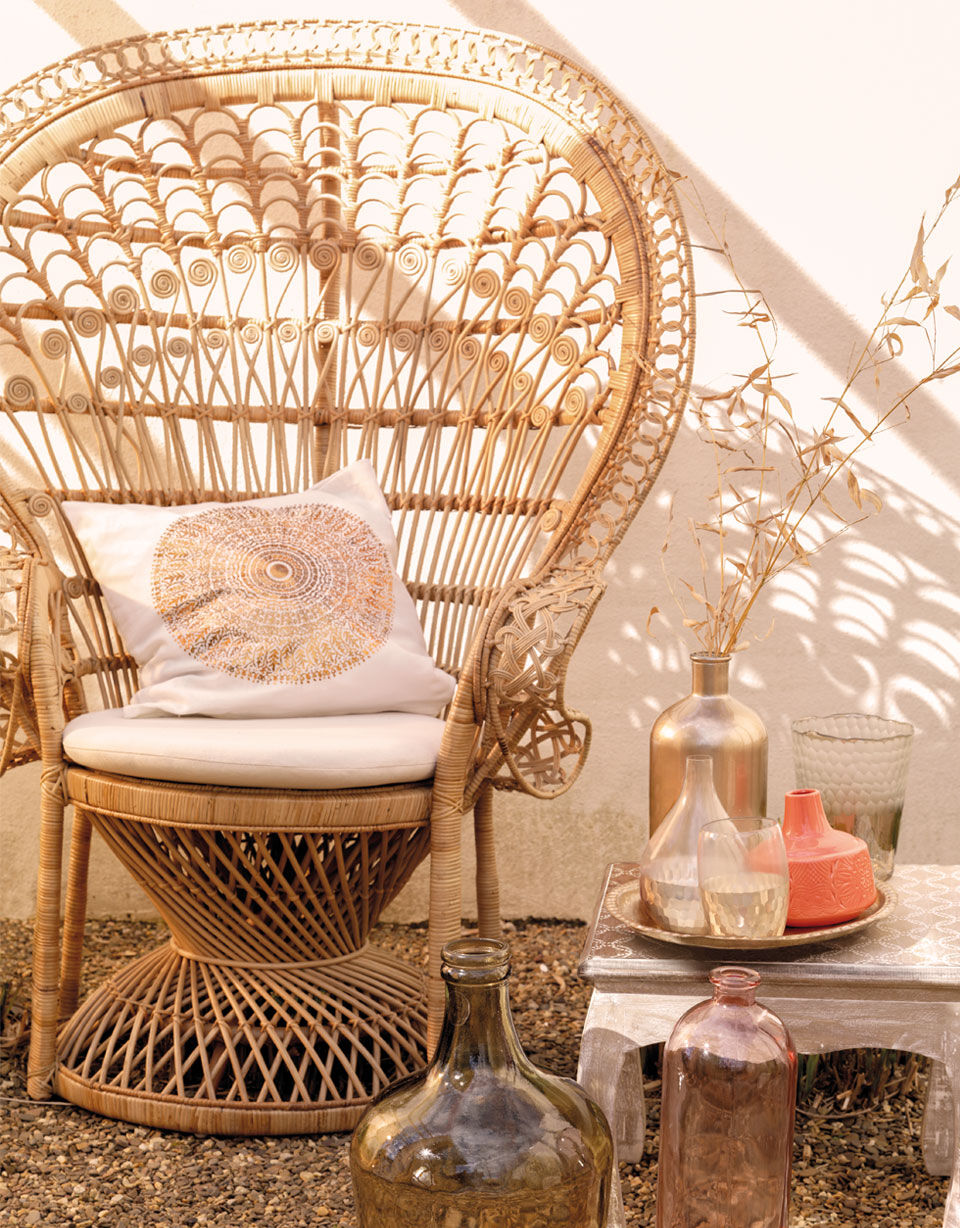 Poltrona in rattan