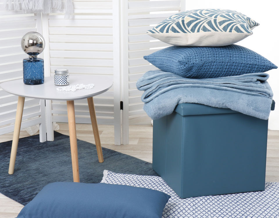 chambre camaieu de bleu