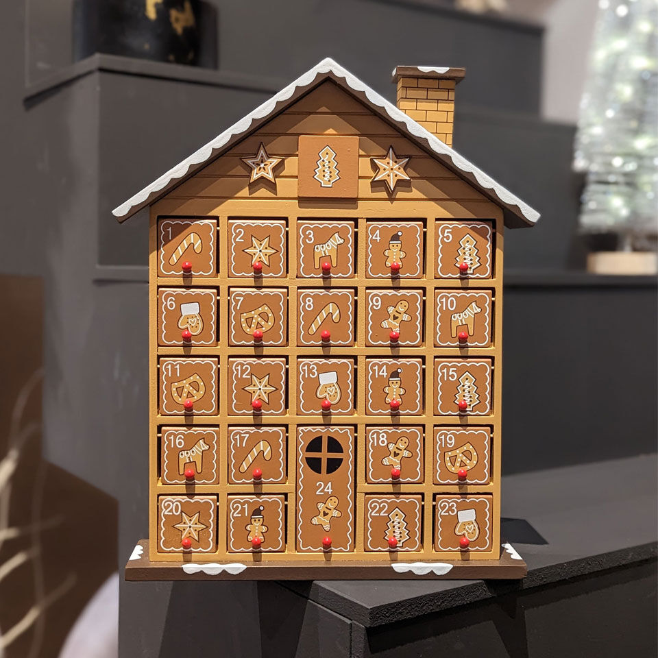 Adventskalender Lebkuchenhaus