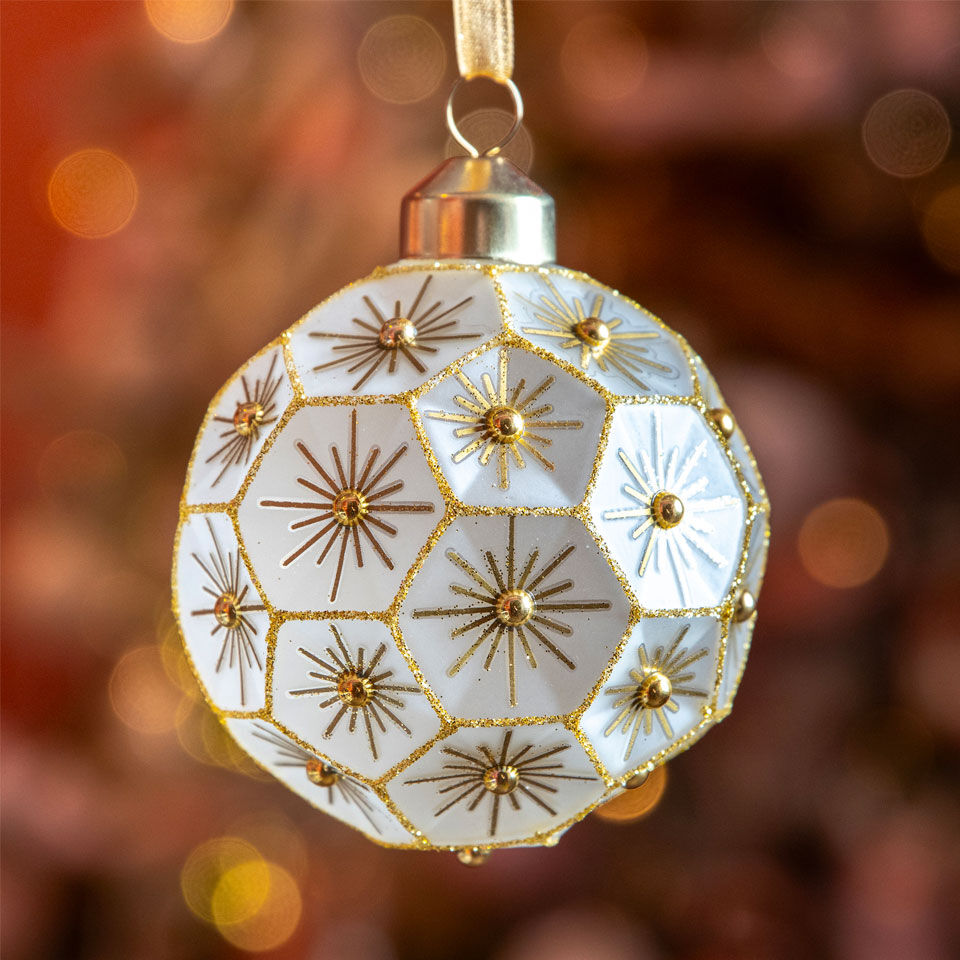 boule de noel dorée