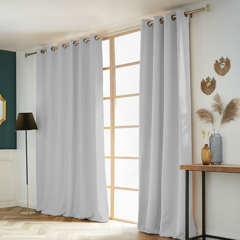 rideau obscurcissant gris