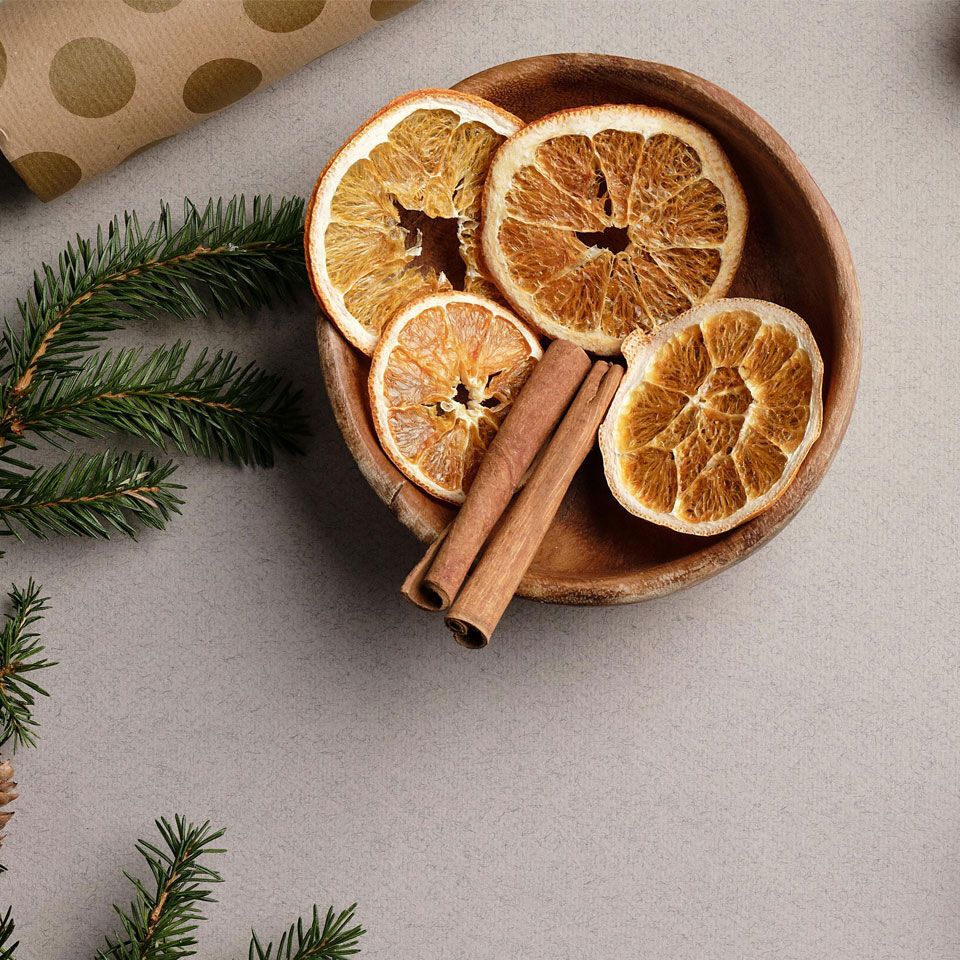 diy oranges séchées et cannelle
