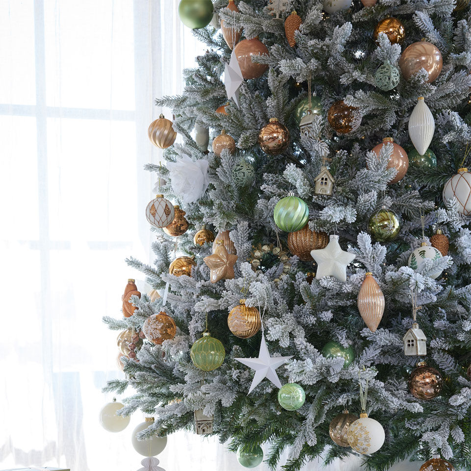 sapin de noël style nature