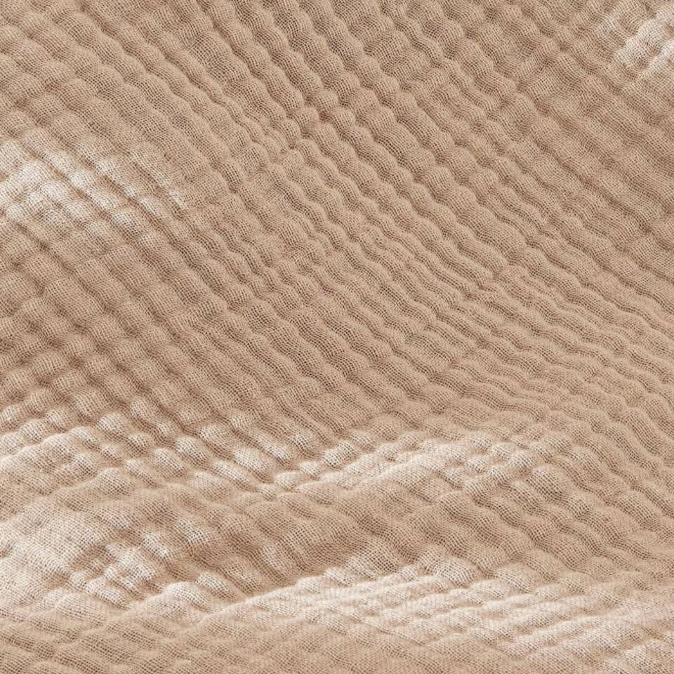 zoom matière linge de lit : gaze de coton
