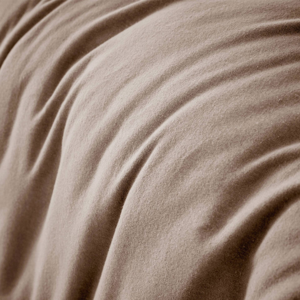 zoom matière flanelle de coton ficelle